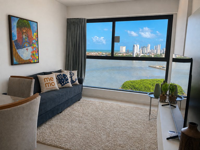 Apartamento em Recife Vista MAR - Cais 1409