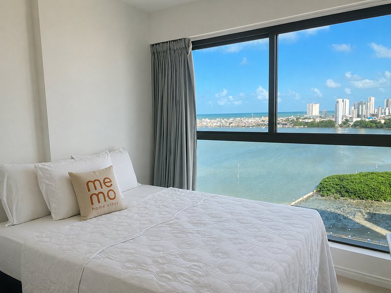 Apartamento em Recife Vista MAR - Cais 1409