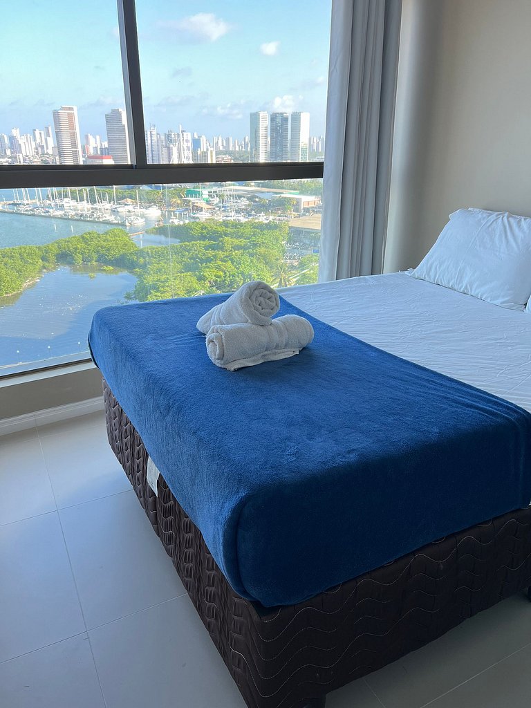 Apartamento em Recife Vista MAR - Cais 1308