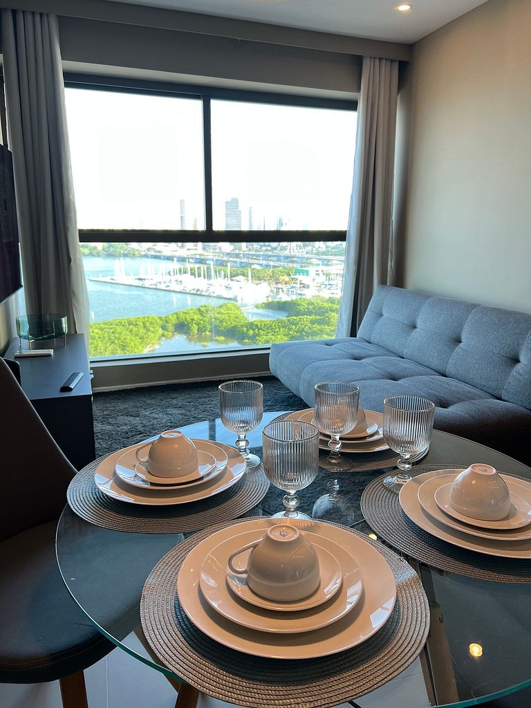 Apartamento em Recife Vista MAR - Cais 1308