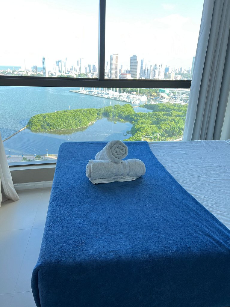 Apartamento em Recife Vista MAR - Cais 1308