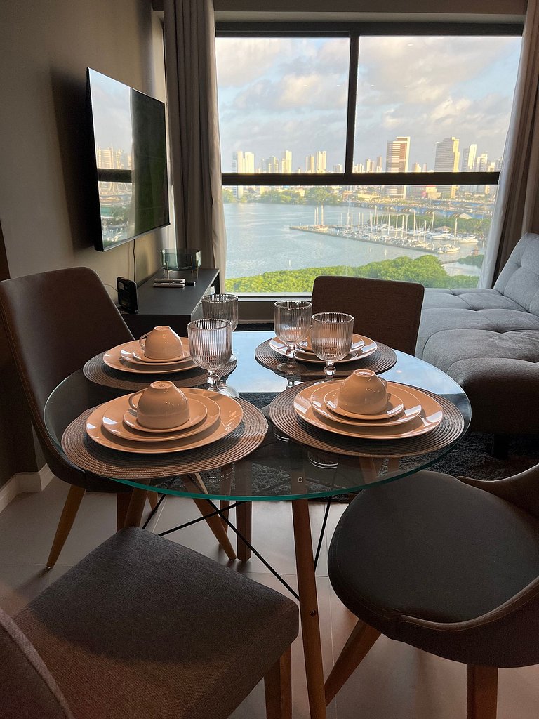Apartamento em Recife Vista MAR - Cais 1308