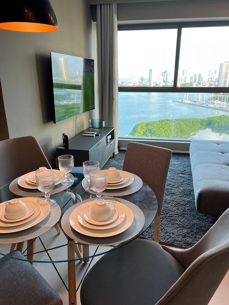 Apartamento em Recife Vista MAR - Cais 1308