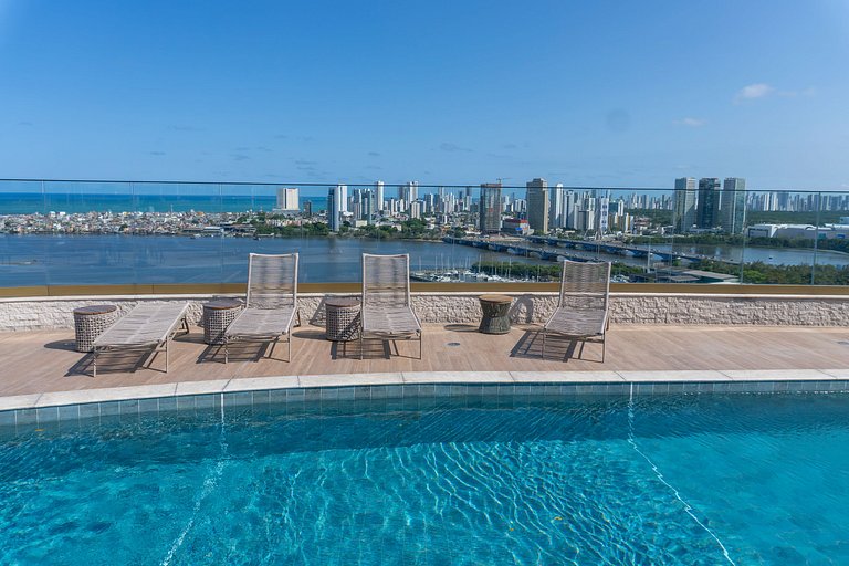Apartamento em Recife Vista MAR - Cais 1308