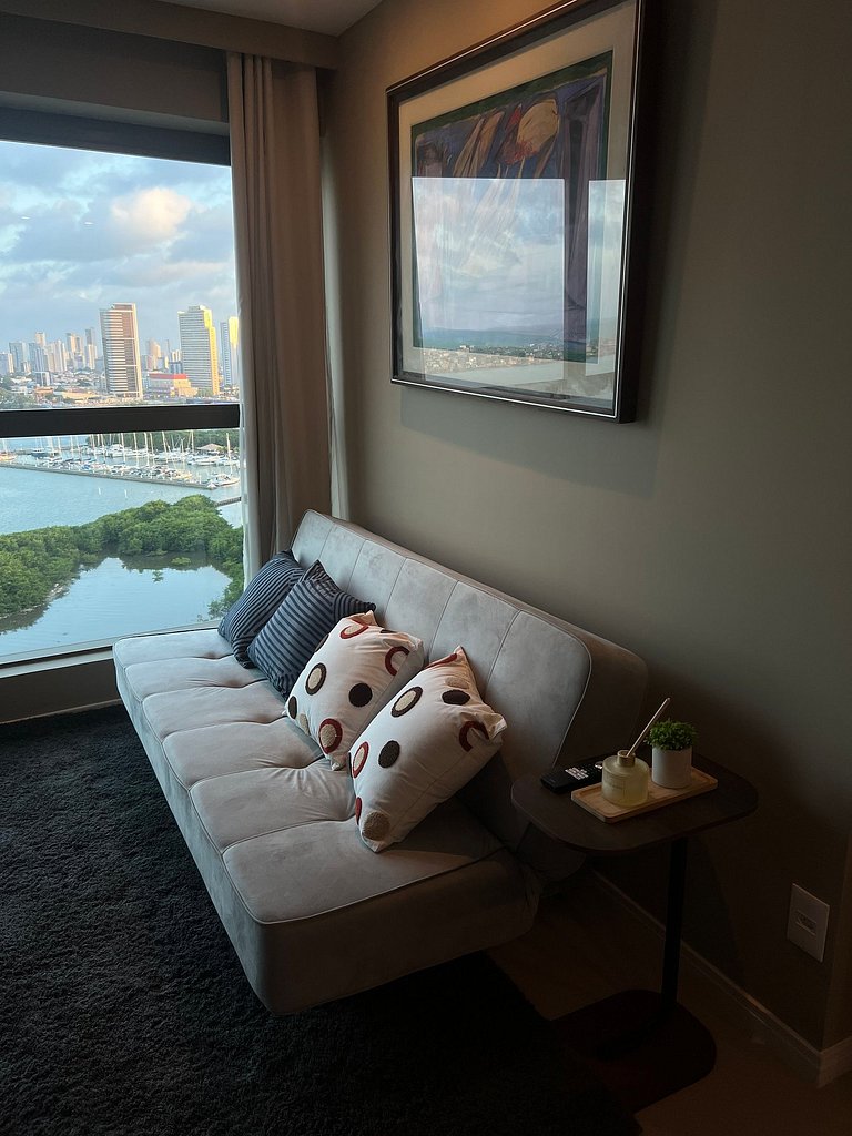 Apartamento em Recife Vista MAR - Cais 1508