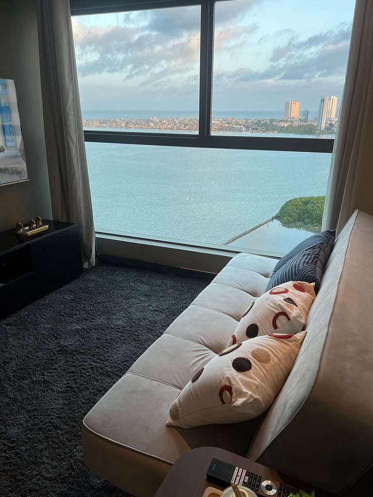 Apartamento em Recife Vista MAR - Cais 1508