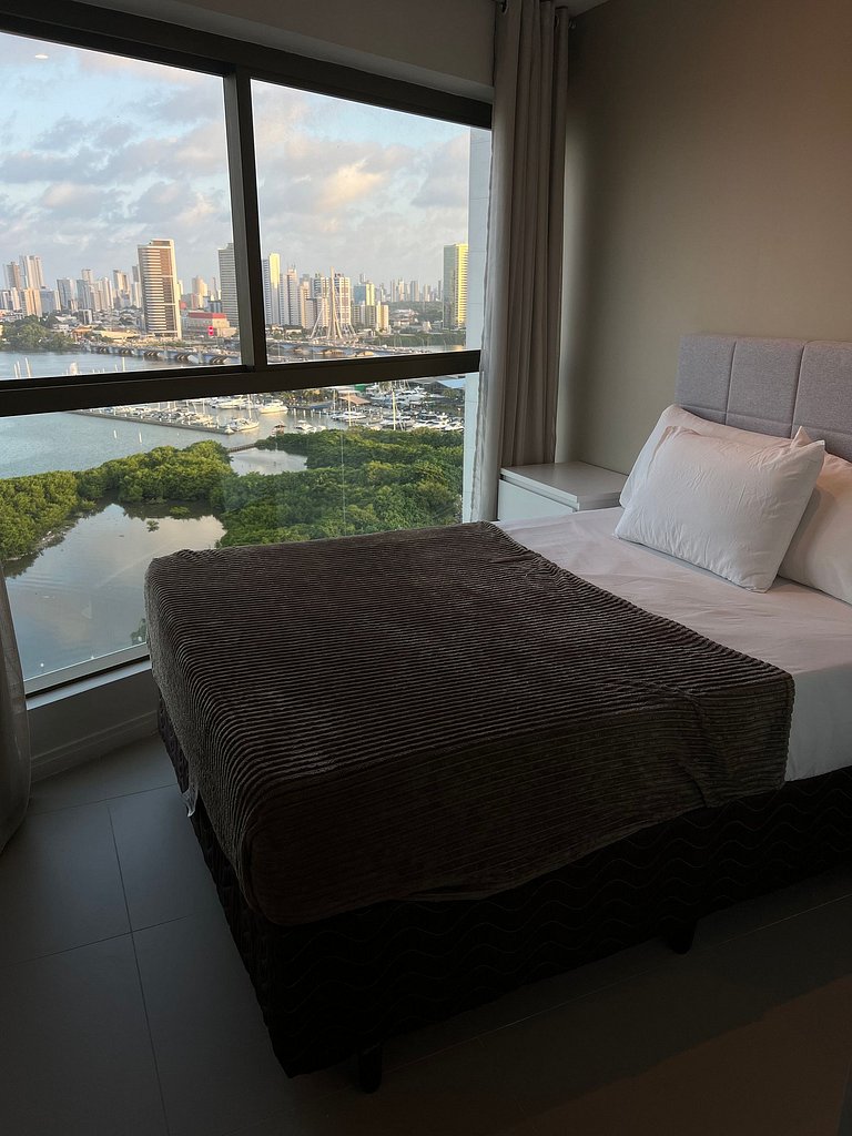 Apartamento em Recife Vista MAR - Cais 1506