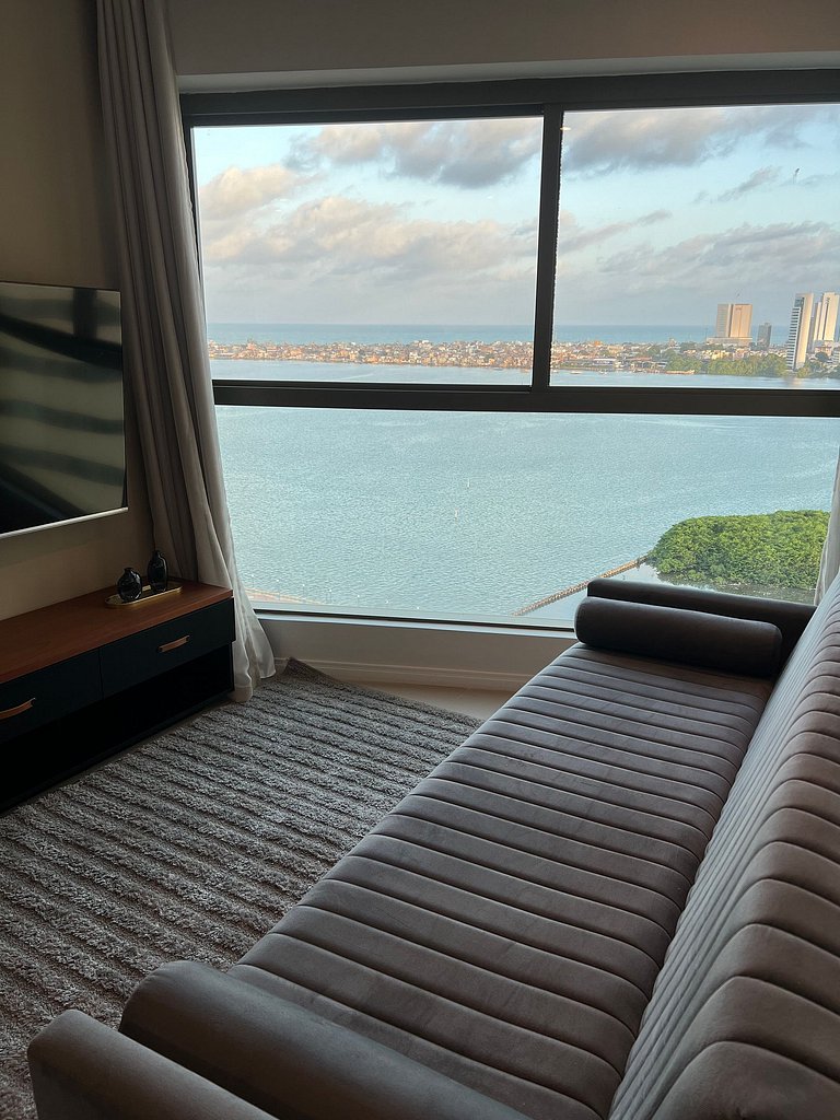 Apartamento em Recife Vista MAR - Cais 1506