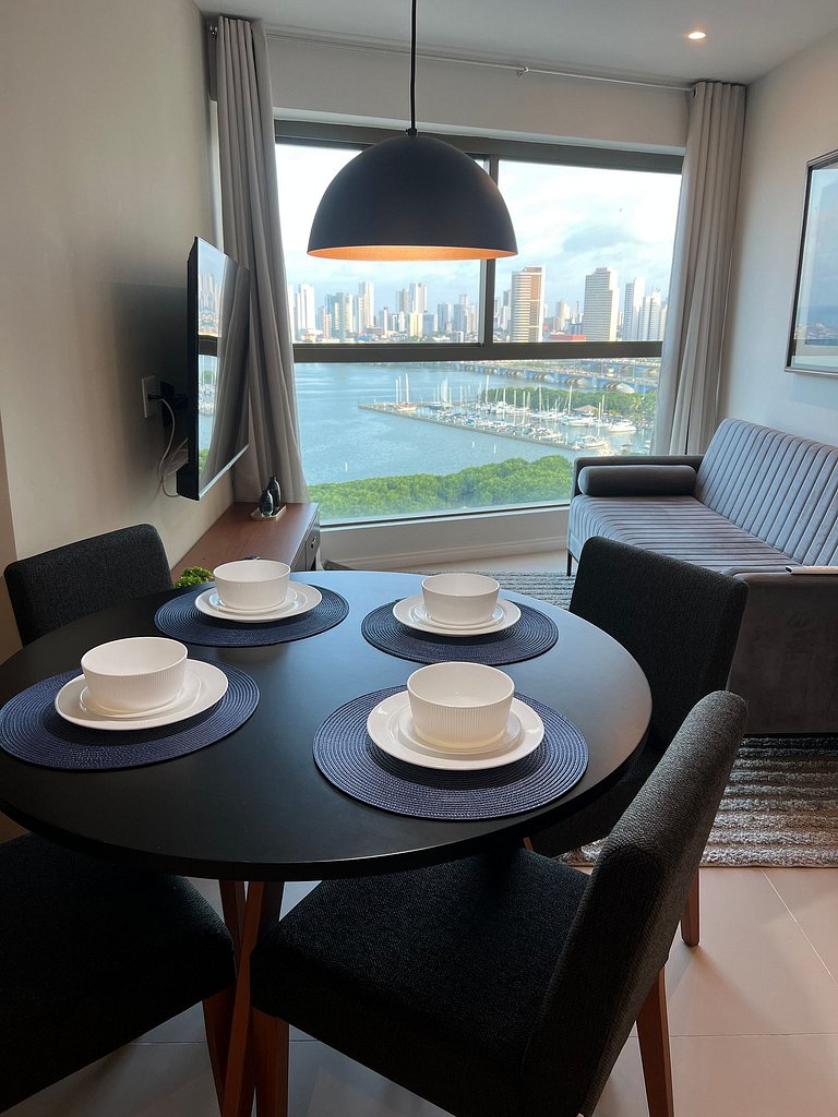 Apartamento em Recife Vista MAR - Cais 1506