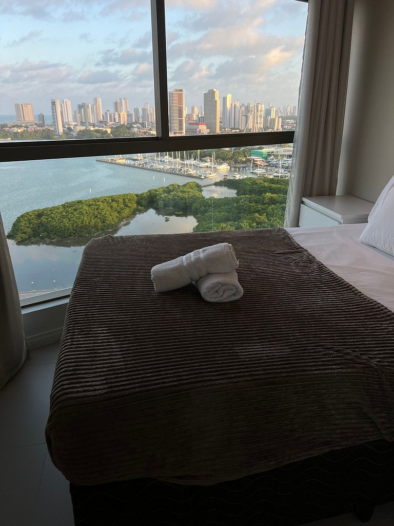 Apartamento em Recife Vista MAR - Cais 1506