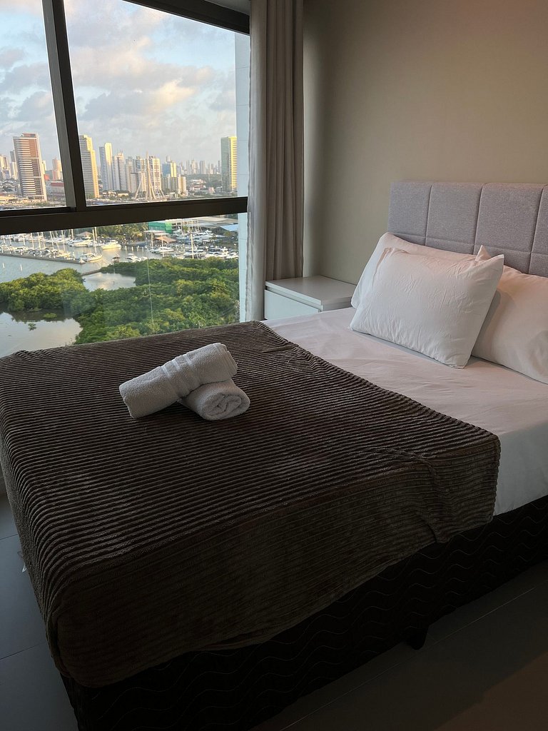 Apartamento em Recife Vista MAR - Cais 1506