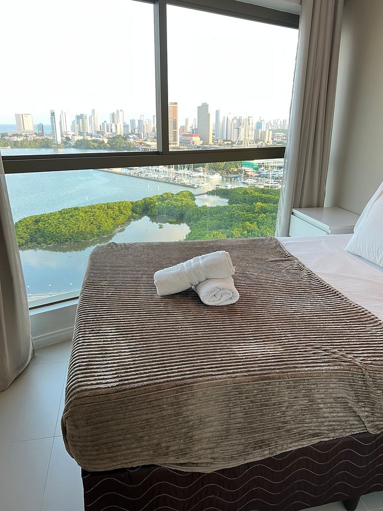 Apartamento em Recife Vista MAR - Cais 1506