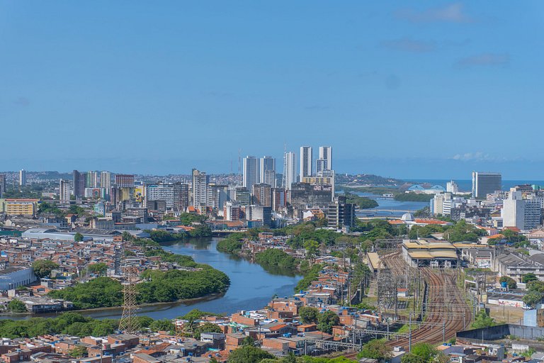 Apartamento em Recife Vista MAR - Cais 1506