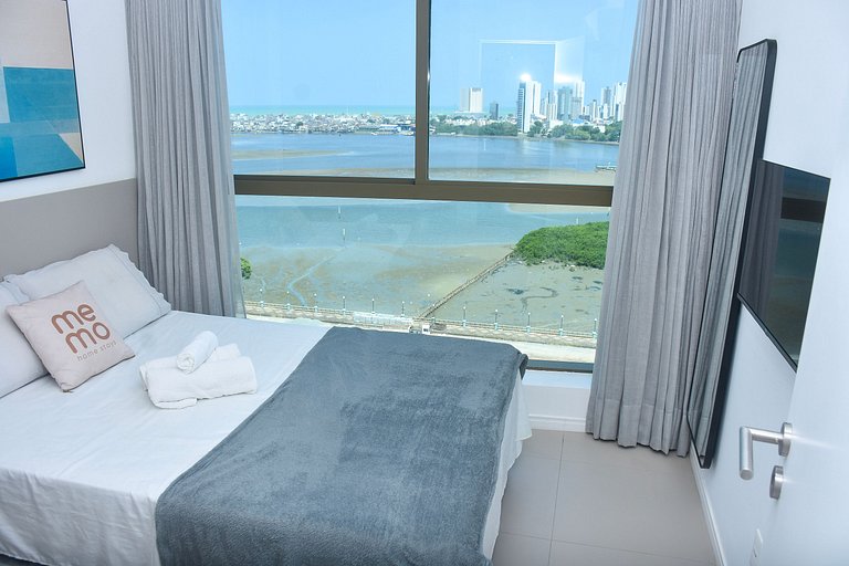 Vista mar - Flat Parque do Cais 1210