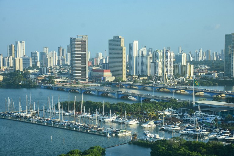Vista mar - Flat Parque do Cais 1210